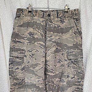 Mens Air Force camo pants utility trouser size 34L
